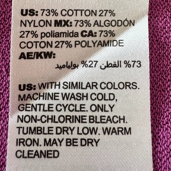 Chico’s Cardigan & Tank Set – XL, 16/18 (Chico's 3) – Magenta Purple – Pre-Owned - Picture 7 of 7